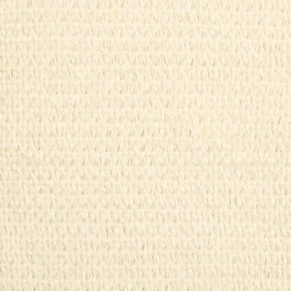 Toldo de vela crema HDPE 160 g/m² 5x7