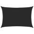 Toldo de vela HDPE negro 160 g/m² 4x6