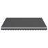 Tela de repuesto para toldo gris antracita 4,5x3,5