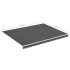 Tela de repuesto para toldo gris antracita 4,5x3,5