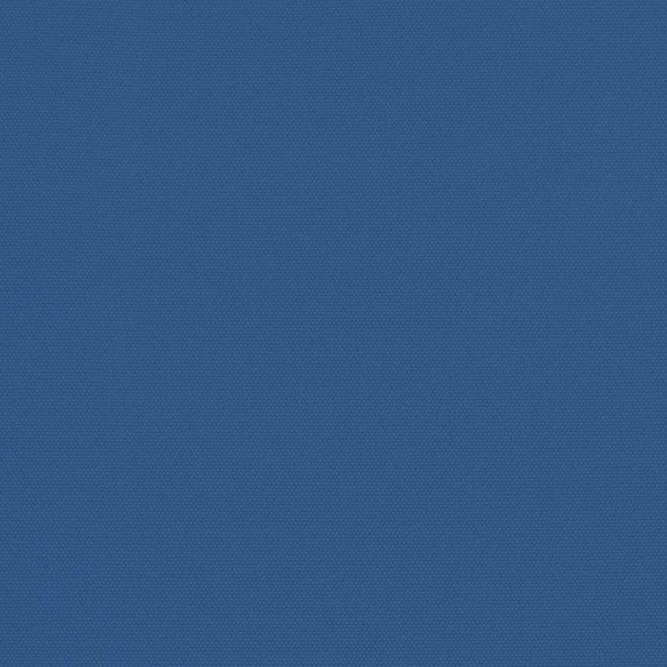 Sombrilla balcón semicircular palo aluminio azul 300x155x223