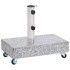 Base de sombrilla granito gris claro 45x25x8,3
