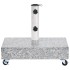 Base de sombrilla granito gris claro 45x25x8,3