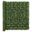 Toldo para balcón con hojas verde oscuro 400x150 cm