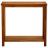 Mesa consola de jardín madera maciza de acacia 80x35x75