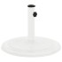 Base de sombrilla de hierro fundido blanco 45x45x30