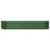 Jardinera arriate acero recubrimiento polvo verde 224x80x36