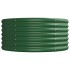 Jardinera arriate acero recubrimiento polvo verde 224x80x36