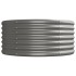 Jardinera arriate acero recubrimiento polvo gris 512x80x36