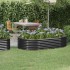Jardinera arriate acero recubierto polvo antracita