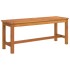 Banco de jardín madera maciza de acacia 110x35x45