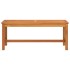 Banco de jardín madera maciza de acacia 110x35x45