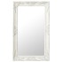 Espejo de pared estilo barroco blanco 50x80