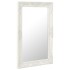 Espejo de pared estilo barroco blanco 50x80