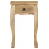 Mesita de noche de madera maciza de mango 28x28x46