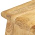Mesita de noche de madera maciza de mango 28x28x46