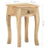 Mesita de noche de madera maciza de mango 28x28x46