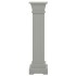 Soporte plantas pilar cuadrado clásico gris 17x17x66 cm