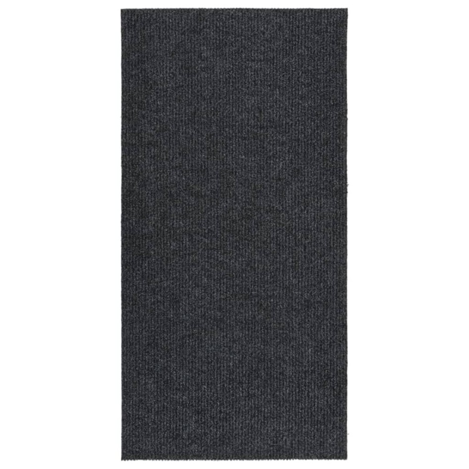 Alfombra de pasillo atrapa suciedad 100x200 cm gris