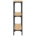 Mesa consola madera de ingeniería roble Sonoma 100x22,5x75