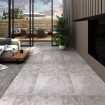 Lamas para suelo autoadhesivas PVC gris tierra 5,21 m² 2 mm
