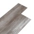Lamas de suelo autoadhesivas PVC marrón madera mate 5,21m² 2