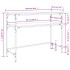 Mesa consola madera de ingeniería negra 100x35,5x75