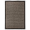 Alfombra de exterior de tejido plano marrón oscuro 200x280 cm
