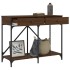Mesa consola madera de ingeniería marrón roble 100x39x78,5