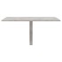 Mesa de pared plegable contrachapada gris hormigón 100x60x56