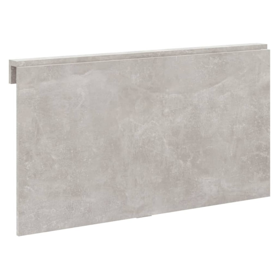 Mesa de pared plegable contrachapada gris hormigón 100x60x56