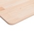 Tablero de mesa cuadrada madera de roble sin tratar