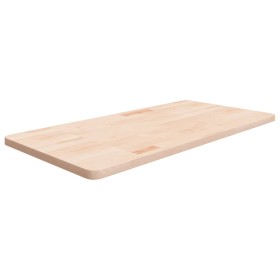 Encimera de baño madera maciza sin tratar 100x50x2,5