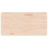 Encimera de baño madera maciza sin tratar 100x50x2,5