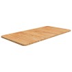 Encimera de baño marrón claro madera maciza tratada 80x40x1,5cm