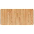 Encimera de baño marrón claro madera maciza tratada