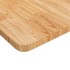 Encimera de madera maciza tratada marrón claro