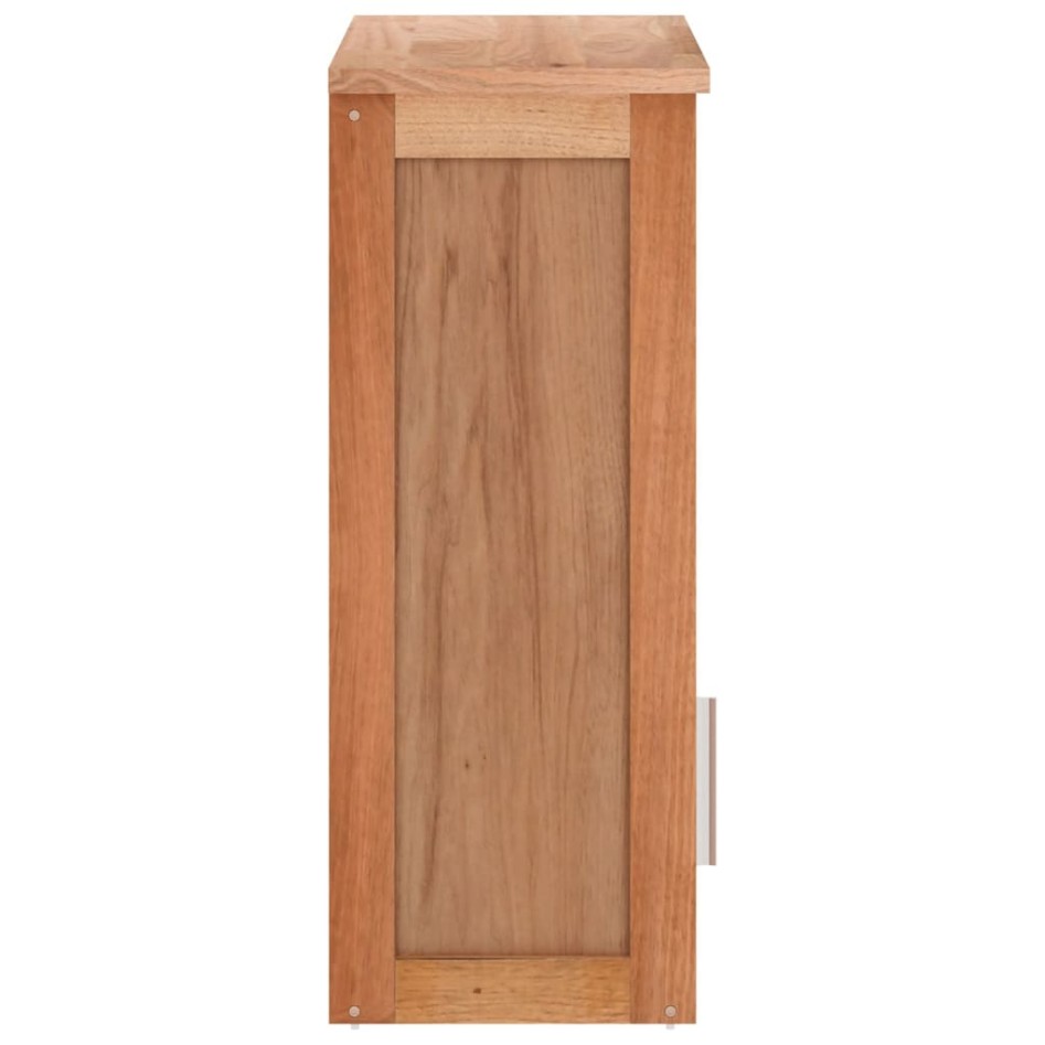 Armario de baño para pared madera maciza de nogal 42x23x60
