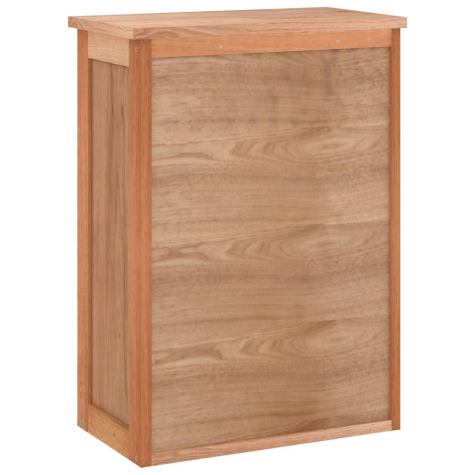 Armario de baño para pared madera maciza de nogal 42x23x60
