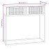 Mesa consola hierro y madera contrachapada 80x30x75