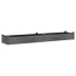 Jardinera arriate con forro madera abeto gris 240x45x25