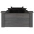 Jardinera arriate con forro madera abeto gris 240x45x25