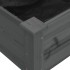 Jardinera arriate con forro madera abeto gris 240x45x25