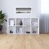Estantería/Aparador madera contrachapada blanco 66x30x130