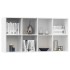 Estantería/Aparador madera contrachapada blanco 66x30x130