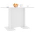 Mesa de comedor de madera contrachapada blanco 110x60x75