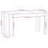 Mesa de comedor contrachapada gris hormigón 140x74,5x76