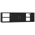 Estantería de pared madera contrachapada negro 102x30x29