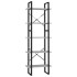 Estantería de 5 niveles madera de ingeniería gris 60x30x175