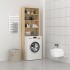 Armario lavadora roble Sonoma 64x24x190
